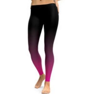 Ombre tie dye leggings